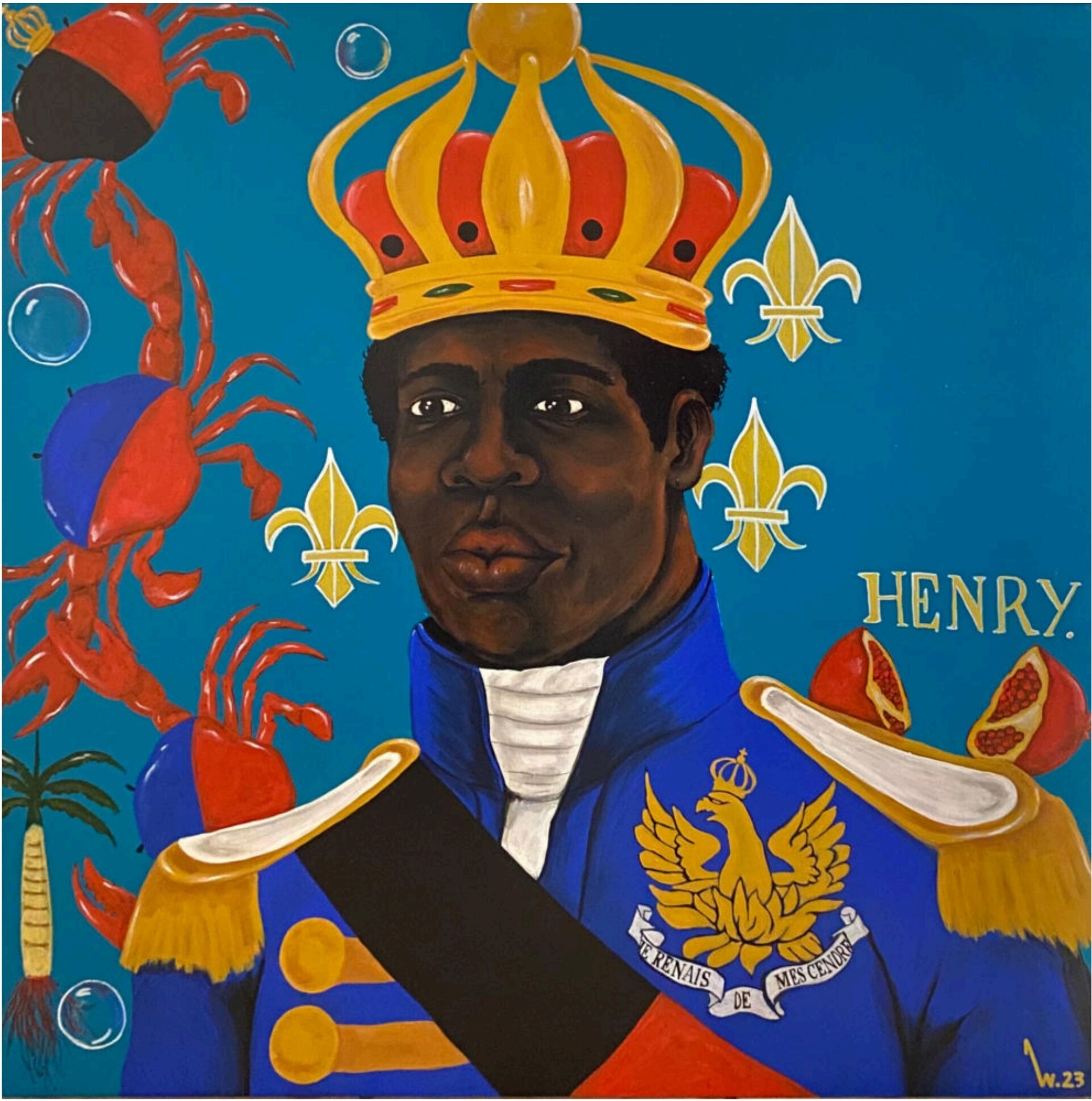 King Henry — King in the North — Acrylic on canvas