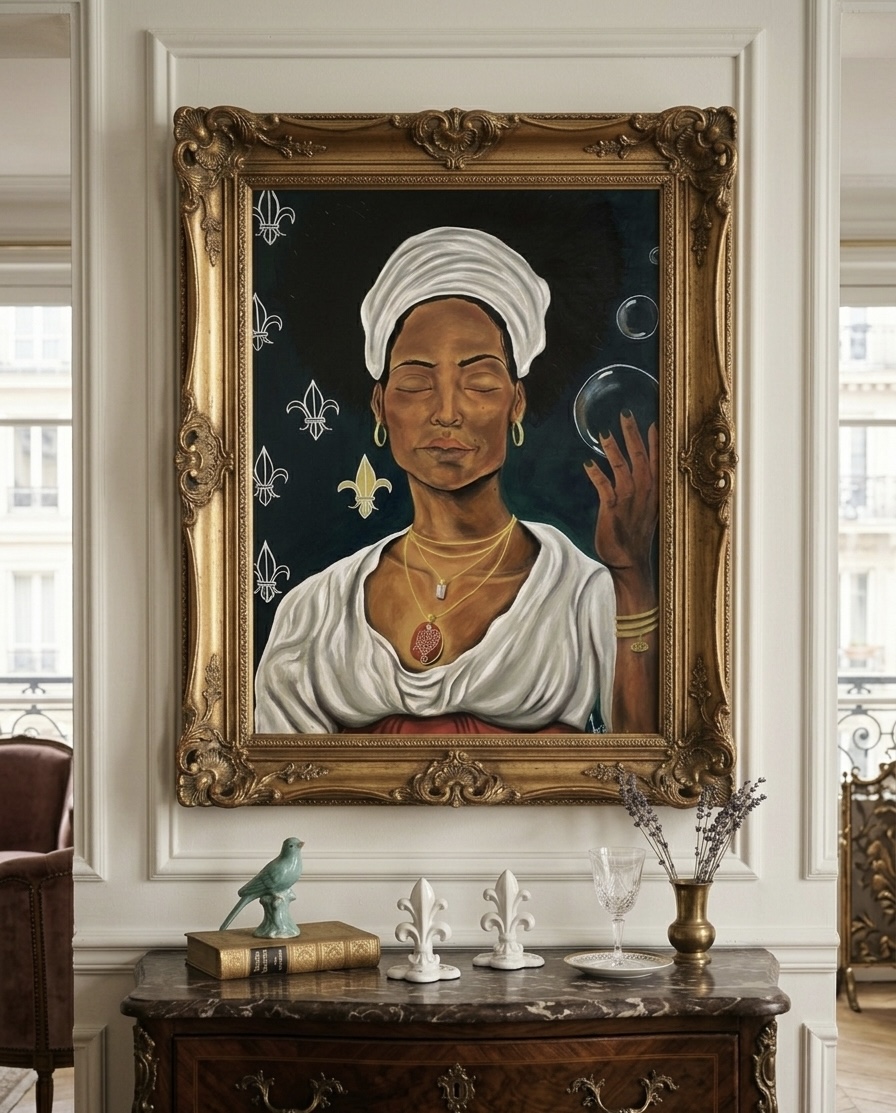Marie Laveau in a Parisian salon